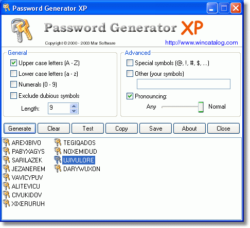 Генератор паролей